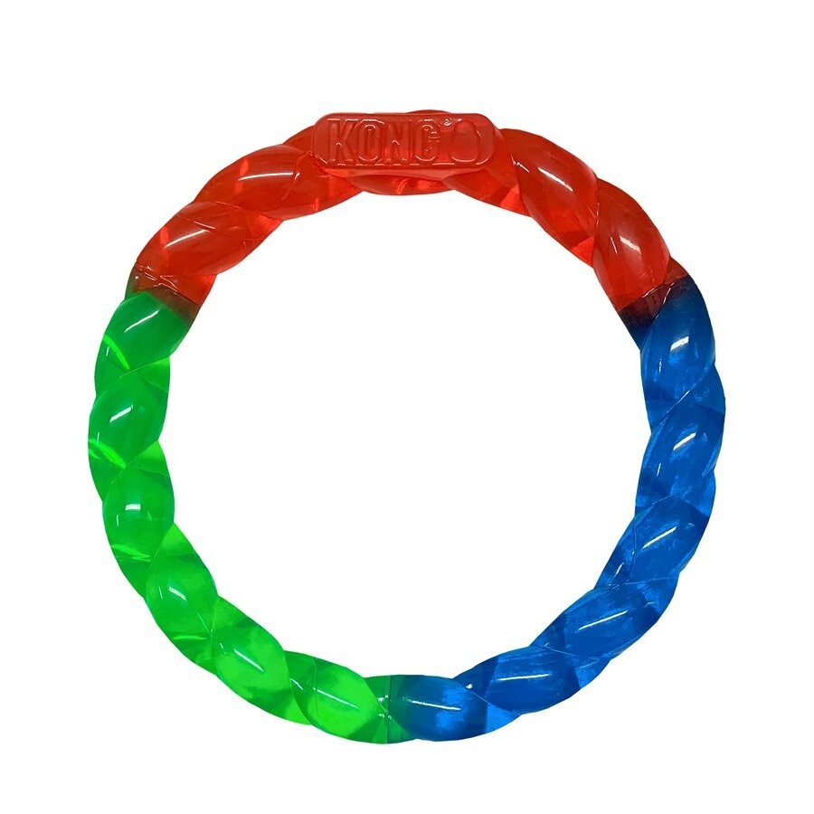 Kong - Anneau «Twistz» jouet pour chiens, Taille: Petit