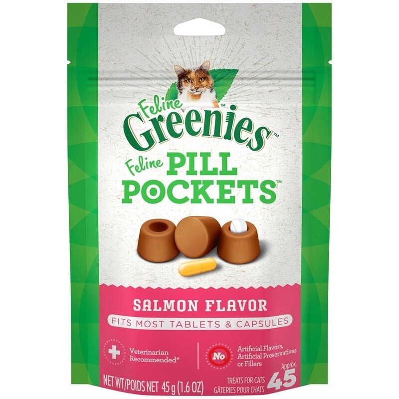 Greenies - Gâterie cache-pilule pour chat / 45g