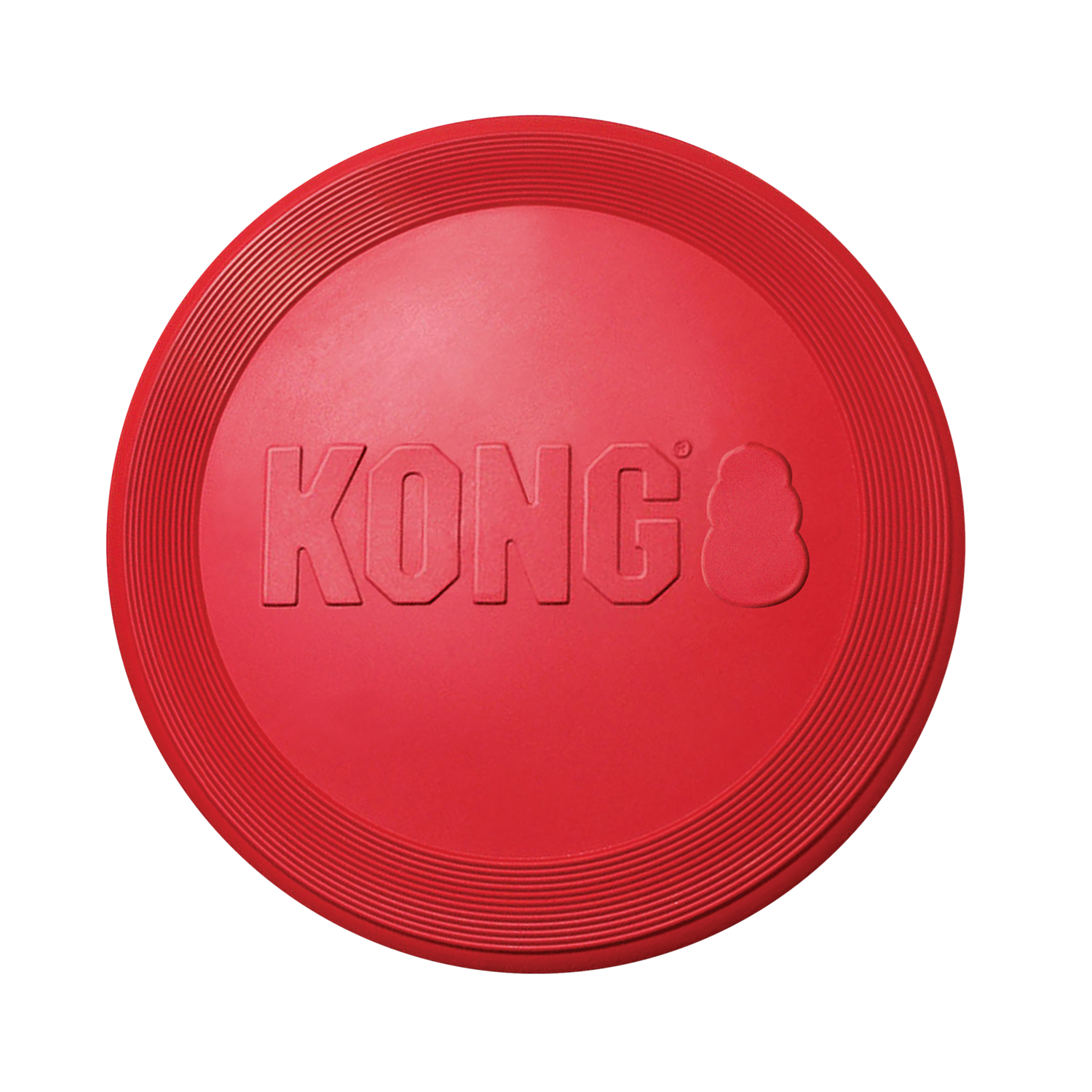 Kong Flyer - Frisbee rouge pour chiens, Format: Petit