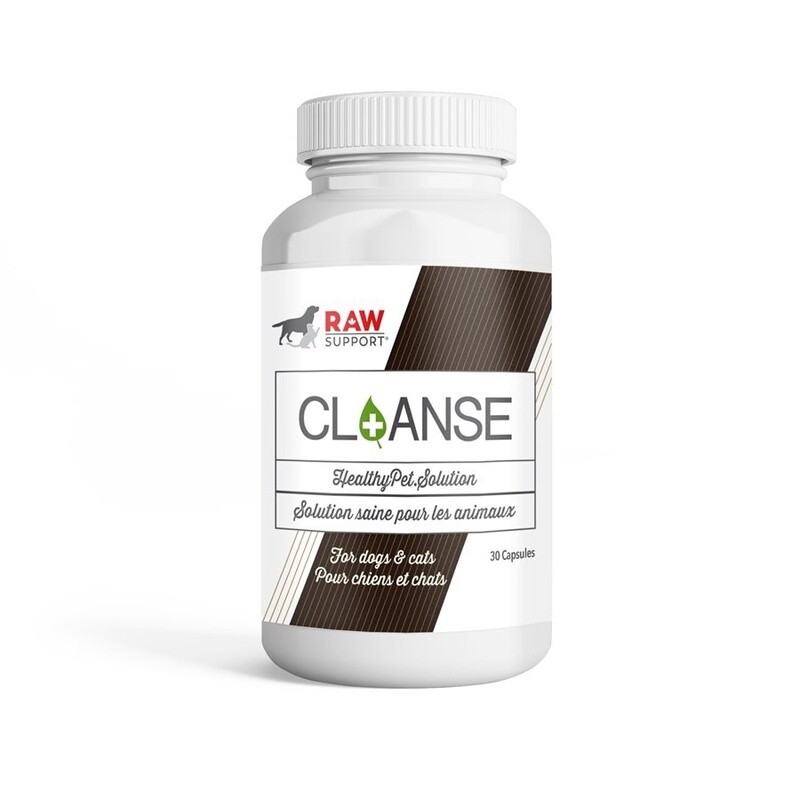 Raw Support - «Cl+anse» Supplément naturel - 30 capsules