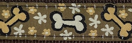 Hunter - Laisse en nylon - Os brun