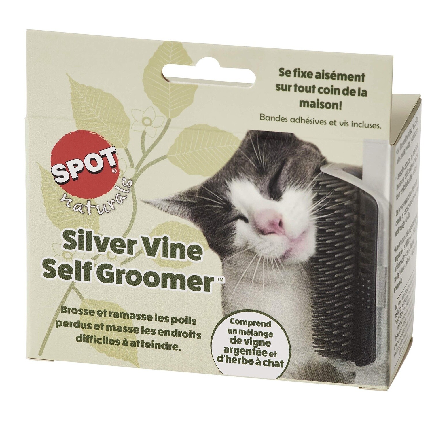 Spot Brosse murale avec herbe a chat