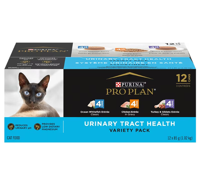 ProPlan - Conserve pour chat / Pâté urinaire varié - 12 x 85g