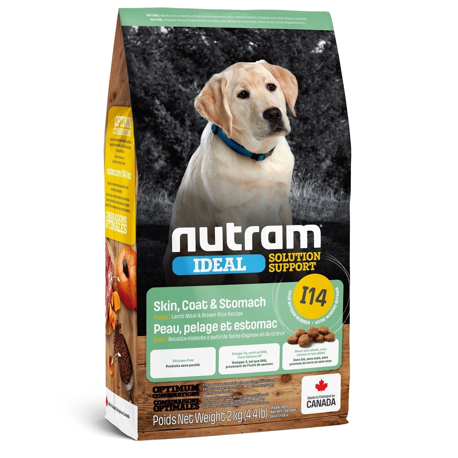 Nutram - I14 Chiot sensible/agneau&amp;riz, Format: 4.4 lb (2 kg)