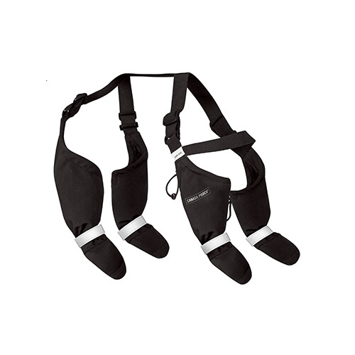 Canada Pooch Bottes à bretelles - Noir, Taille: 1