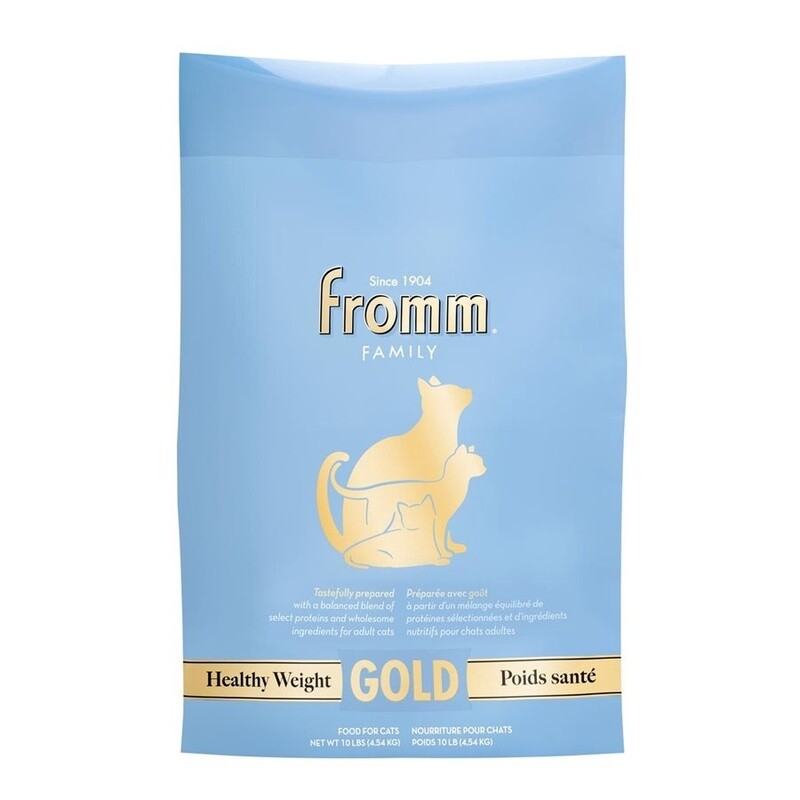 Fromm Gold - Chat poids santé / Poulet, Format: 10 LB (4.54 KG)