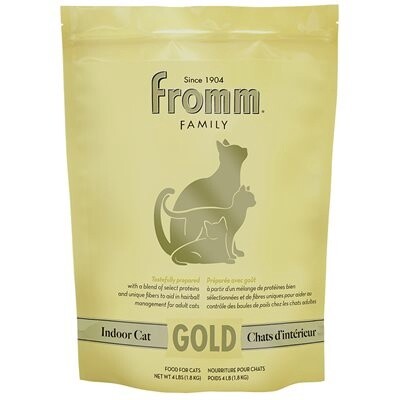 Fromm Gold - Chat d&#39;intérieur / Poulet, Format: 4 LB (1.8 KG)