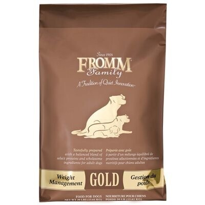 Fromm Gold - Chien adulte / Gestion du poids, Format: 30 LB (13.6 KG)