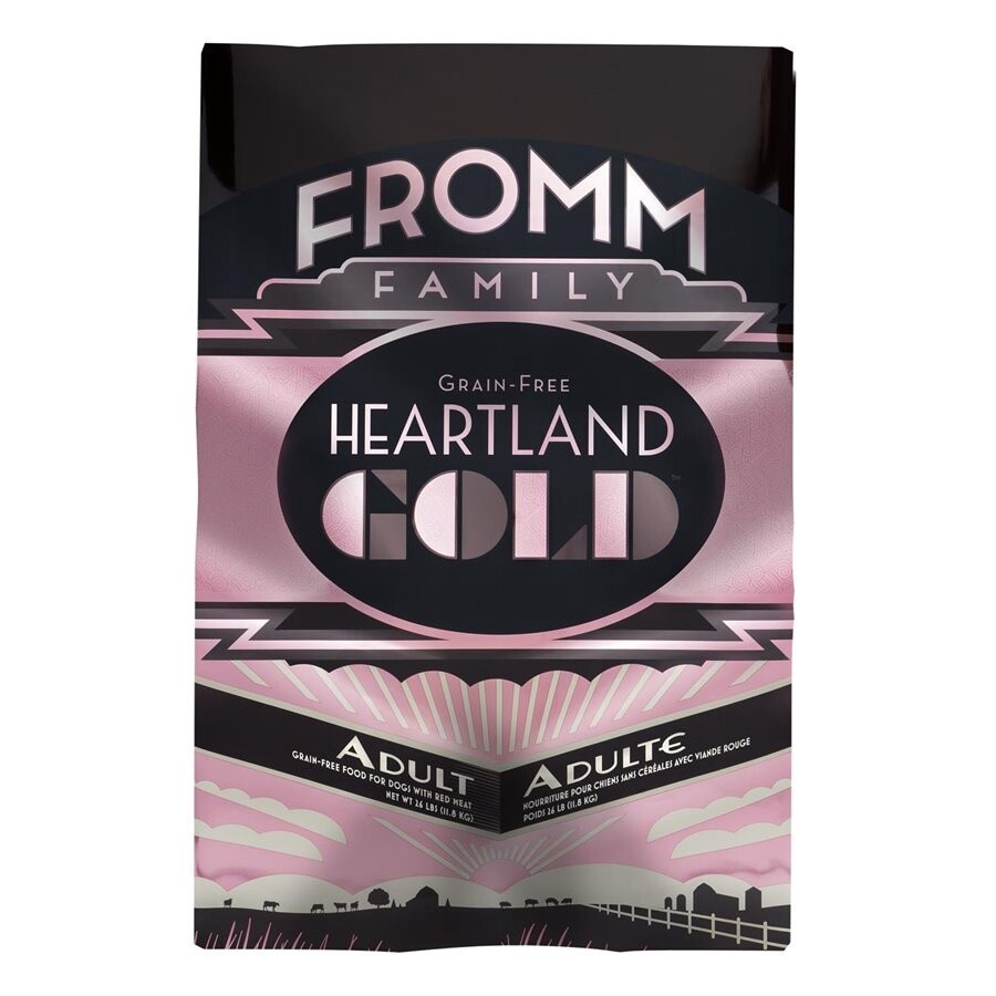 Fromm Heartland Gold - Chien adulte / Viande rouge sans grains, Format: 26 LB (11.8 KG)