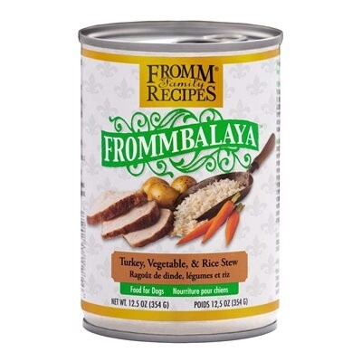 Frommbalaya - Ragoût pour chiens / 12 oz, Saveur: Dinde, légumes et riz