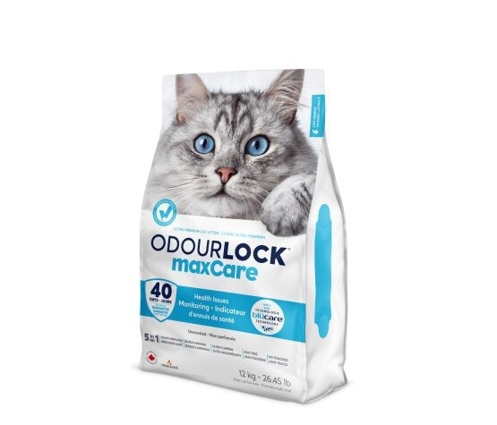 Intersand Odourlock - Maxcare / Litière agglomérante non parfumée - 12 kg