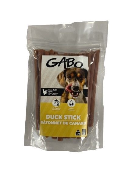 Gabo - Bâtonnets de canard pour chien - 227 g