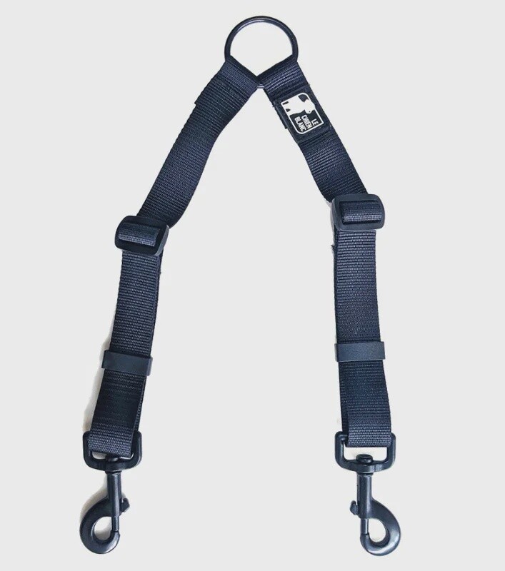 Le Chien Blanc - Coupleur ajustable 12-20 po, Couleur: Noir