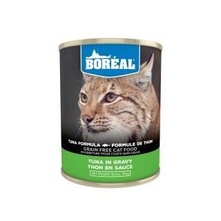 Boréal - Conserve pour chat - Thon rouge en sauce sans grains - 355 g