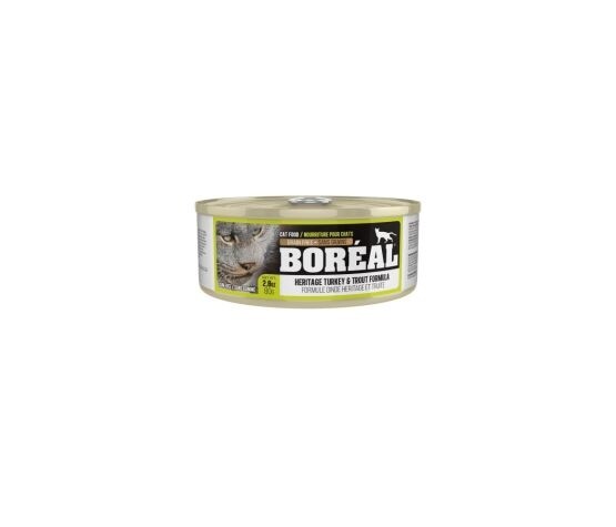 Boréal héritage - Conserve pour chat - Dinde et truite - 80 g