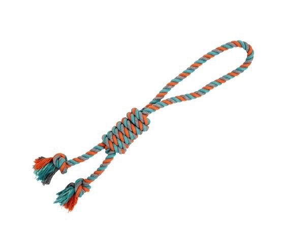 Bud&#39;z - Jouet de corde pour chien - Boucle et nœud coulant (27,5 po)