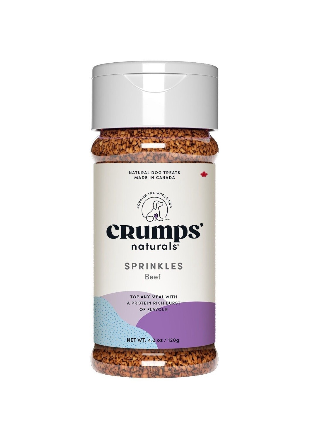 Crumps Naturals - Flocons de foie de bœuf à saupoudrer 120 g
