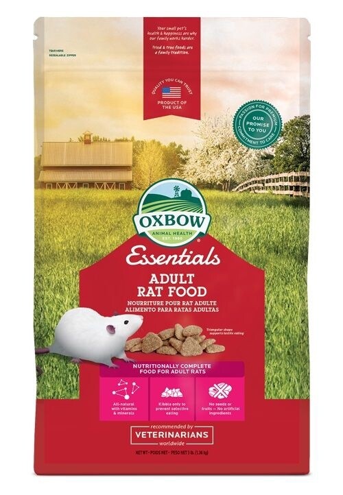 Oxbow Essentials - Nourriture pour rat adulte - 3lb