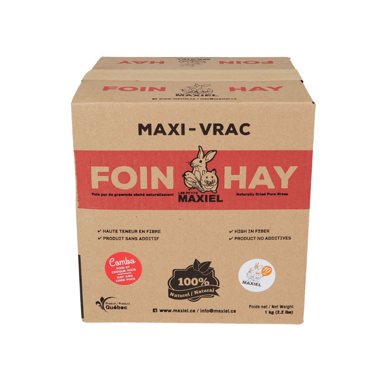 Maxiel COMBO FOIN/CROQUE-MAÏS 1 KG
