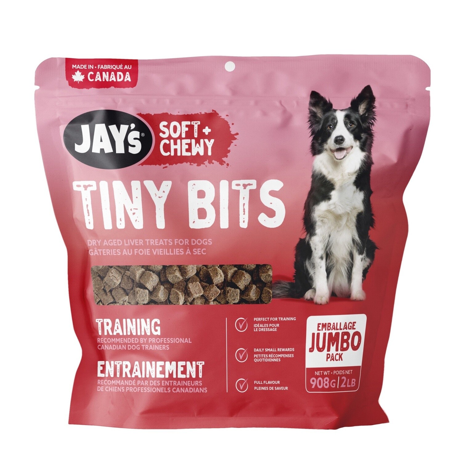 Jay&#39;s Tiny Bits - Gâteries d&#39;entraînement, Format: 908 g (2 lb)