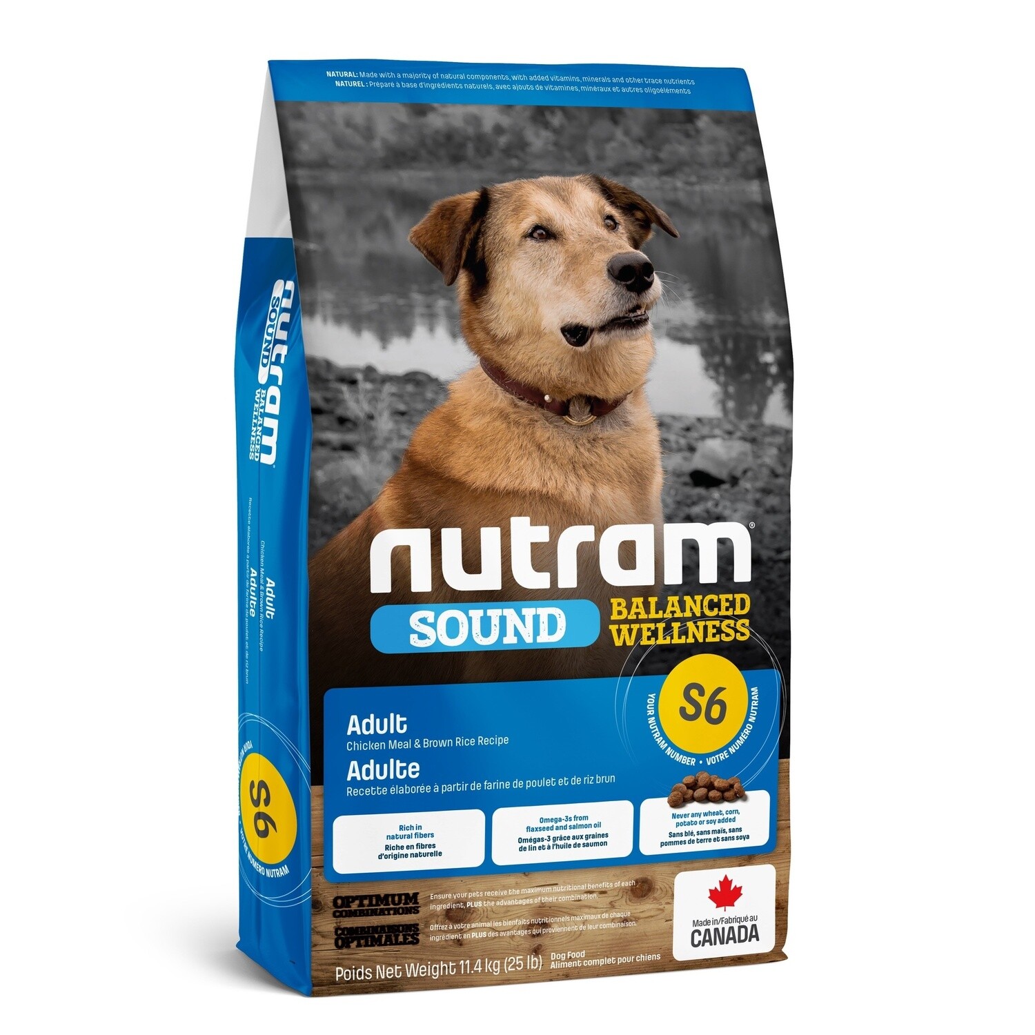 Nutram - S6 Nourriture pour chiens adultes - Poulet