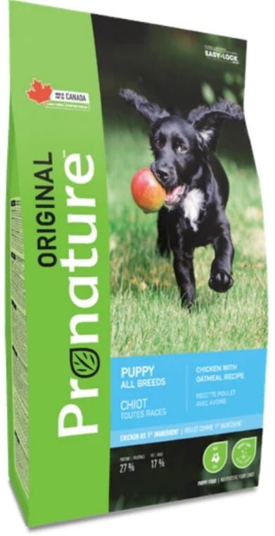 Pronature - Chiot toutes races / Poulet &amp; avoine - 11.3 kg (25 lb)