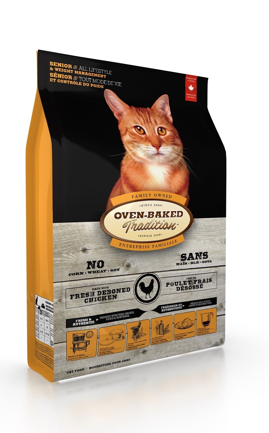 OBT - Chat sénior / Contrôle du poids/Poulet - 5 lb
