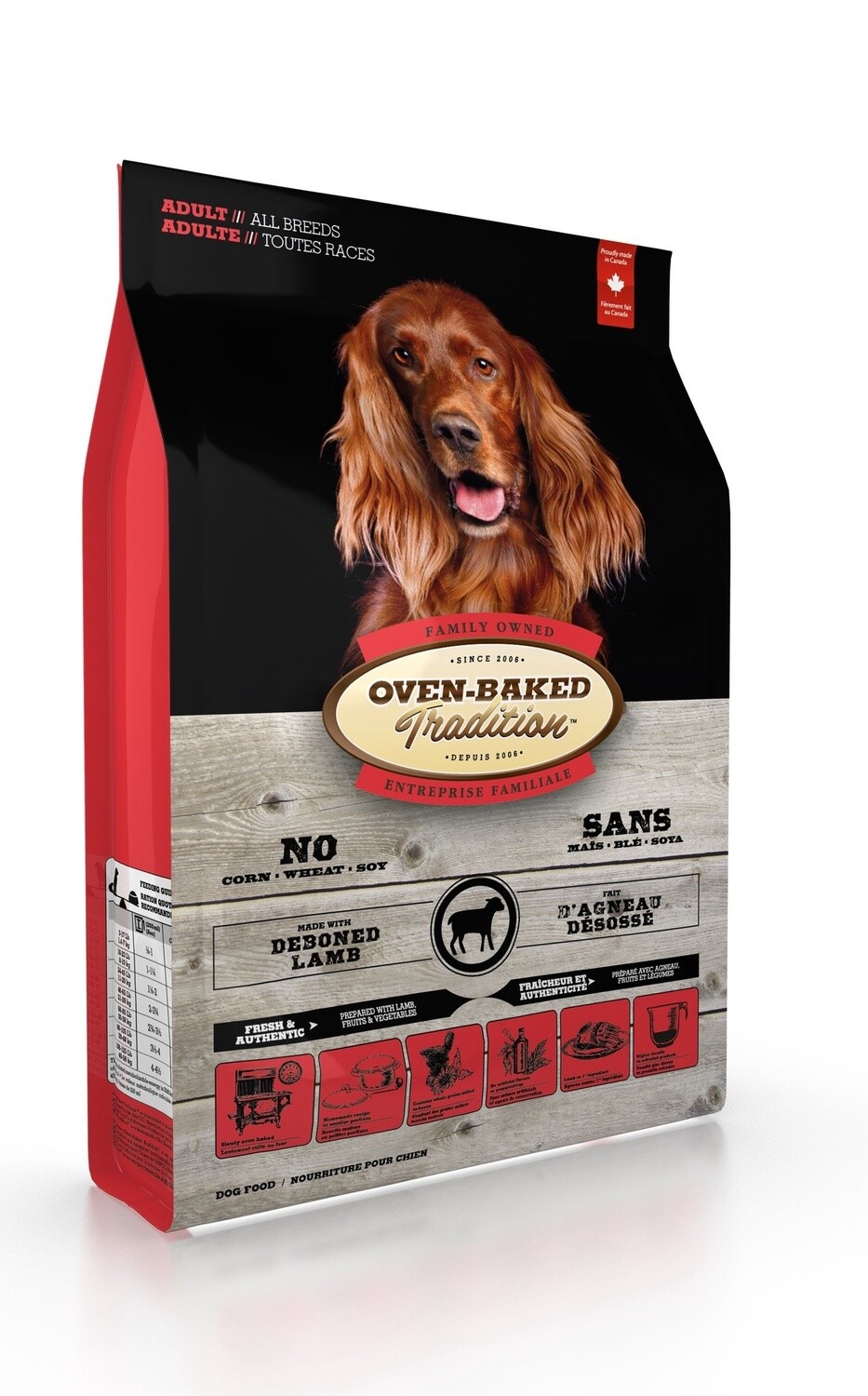 OBT - Chien adulte toutes races/Agneau, Format: 12.5 lb