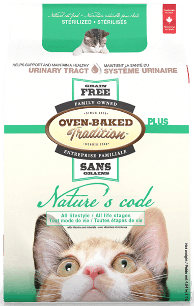 OBT - Nature&#39;s Code - Soins urinaires pour chats / Poulet sans grains, Format: 10 lb