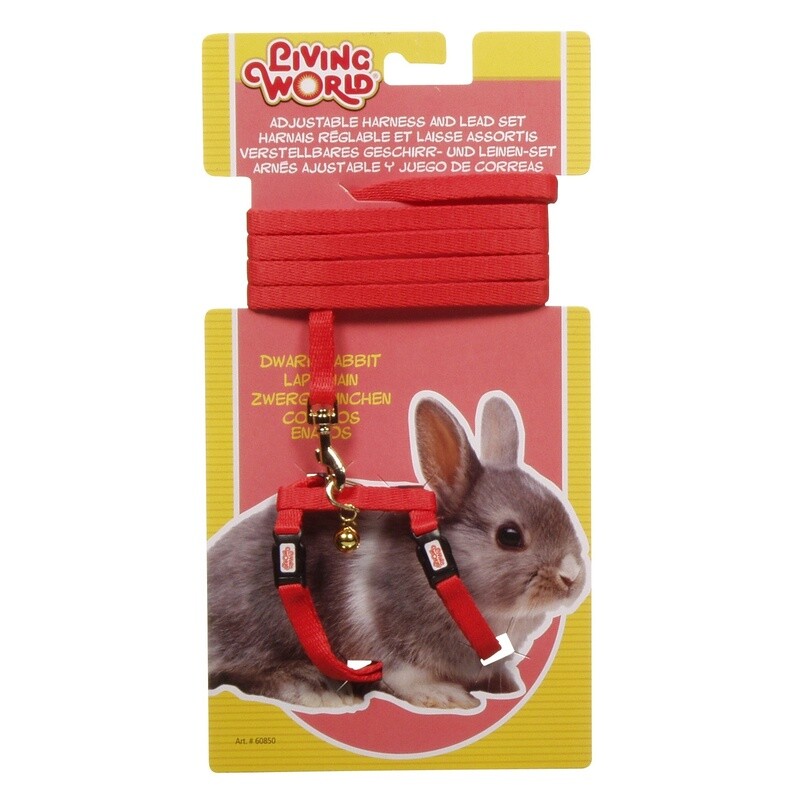 Living World - Harnais &amp; laisse pour lapins nains