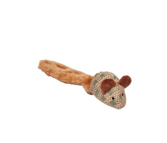 Bud'z - Jouet pour chat / Souris avec longue queue  12"