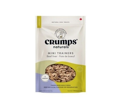 Crumps' Naturals Mini Trainers - Foie de bœuf lyophilisé