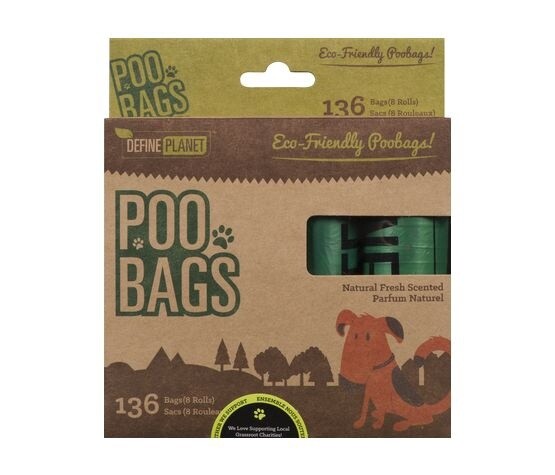 Define Planet - Sacs à crotte / 8 rouleaux de 17 sacs