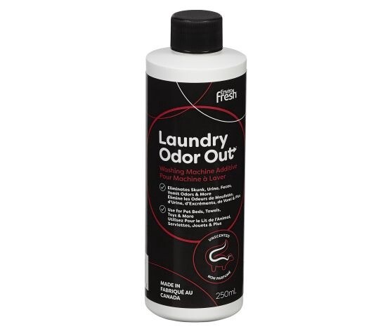 Envirofresh - Éliminateur d&#39;odeurs (urine, mouffette) pour la lessive - 250 ml