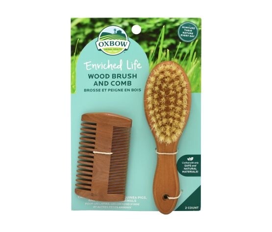 Oxbow - Duo peigne et brosse en bois