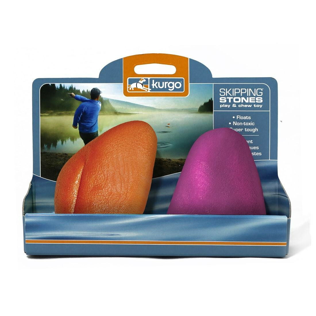 Kurgo - Pierres flottantes - Paquet de 2 / Couleurs assorties *Disc*