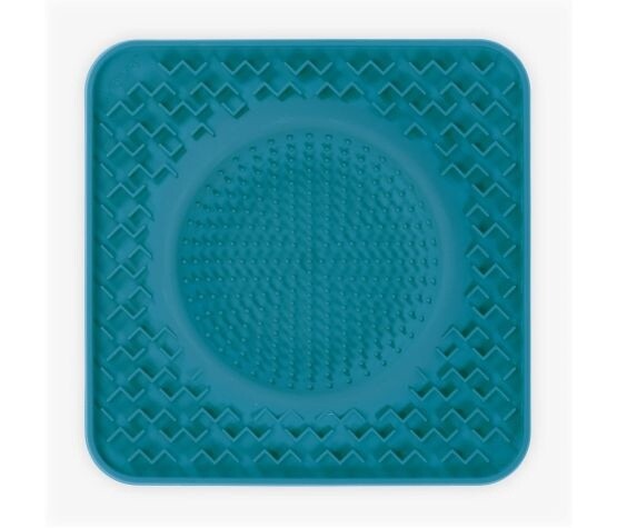 Messy Mutts Tapis de léchage en silicone avec bol intégré - 10 x 10 po