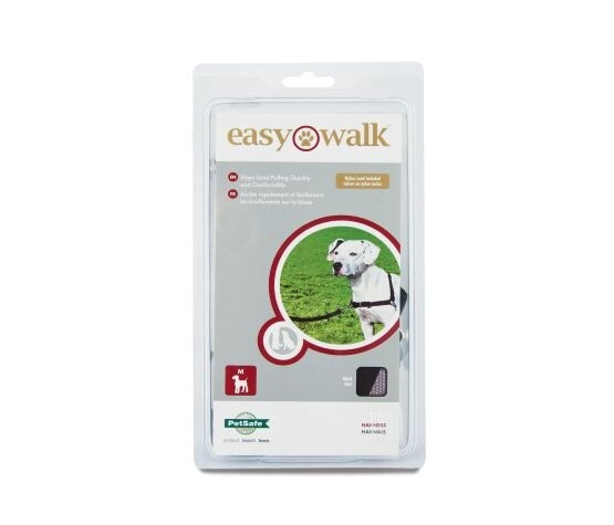 Petsafe Easy Walk Harnais de marche pour chien - Noir / Moyen