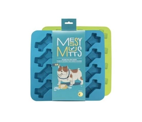 Messy Mutts Moules à biscuits pour cuire ou congeler - Paquet de 2