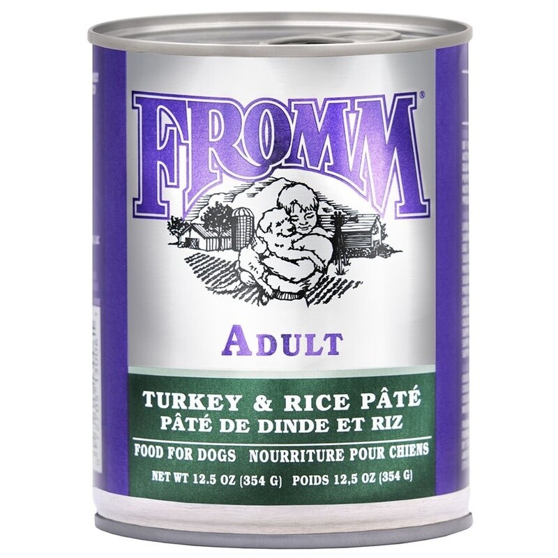Fromm Classic - Conserve pour chiens/Pâté de dinde &amp; riz - 12.5 oz