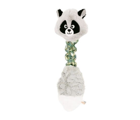 Bud&#39;z - Peluche avec corde pour chien / Raton rusé 16&quot;