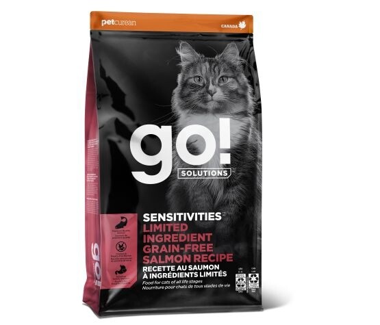 GO! Sensitivities LID chat - Saumon, Format: 6 lb (2.72 kg)