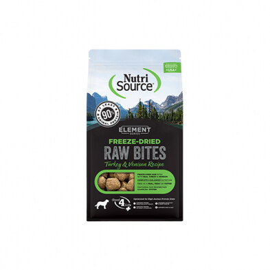 Nutrisource Element - Bouchées crues / Dinde &amp; Venaison, Format: 2.5 oz