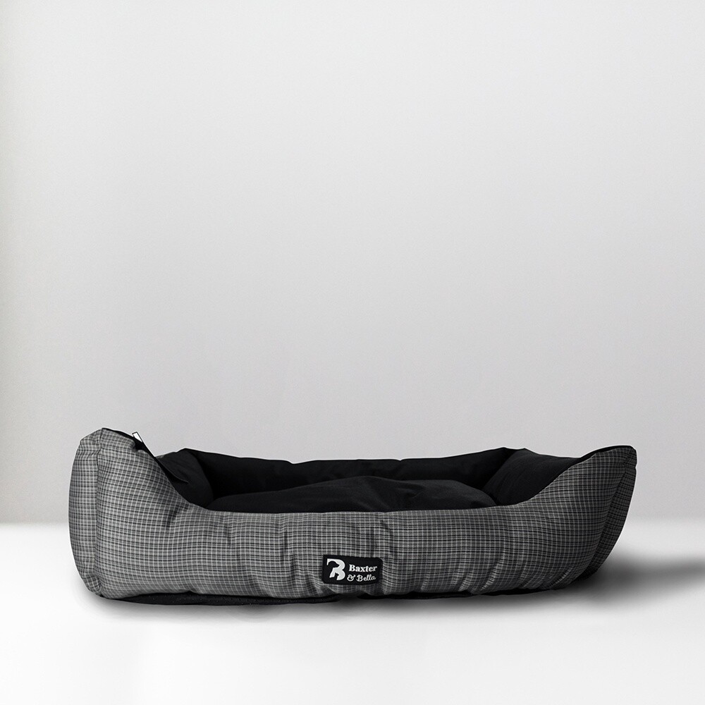 Baxter &amp; Bella Lounger - Coussin pour chien / Gris
