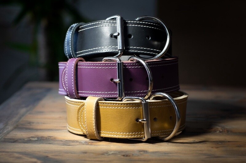 Arizona Collier en cuir double 2&quot; X 26&quot;