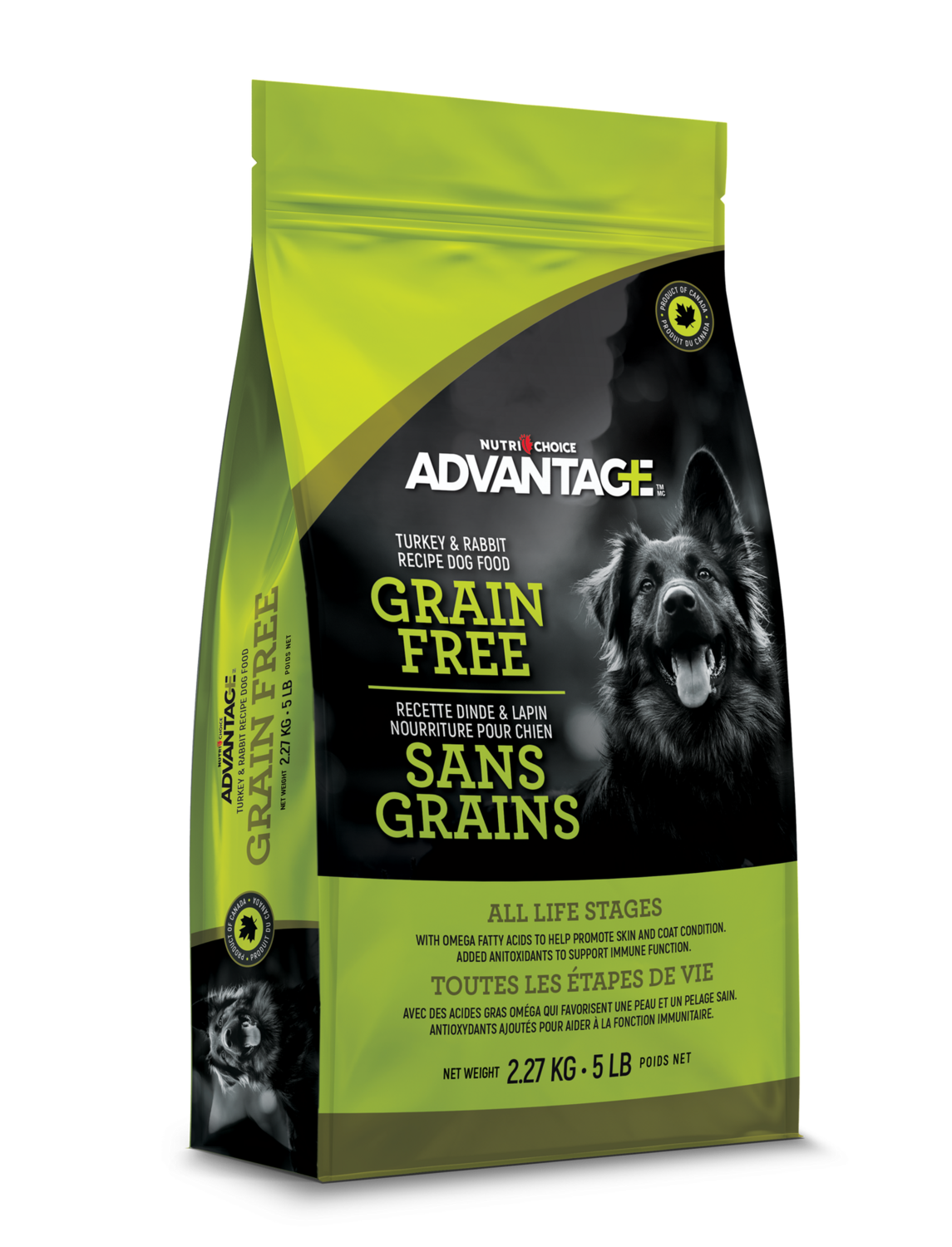 Advantage - Nourriture pour chiens, dinde &amp; lapin - 5kg