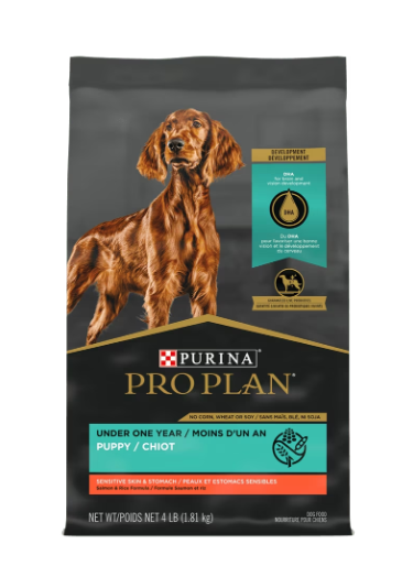 ProPlan - Chiot peaux et estomacs sensibles / Saumon - 10.9 kg