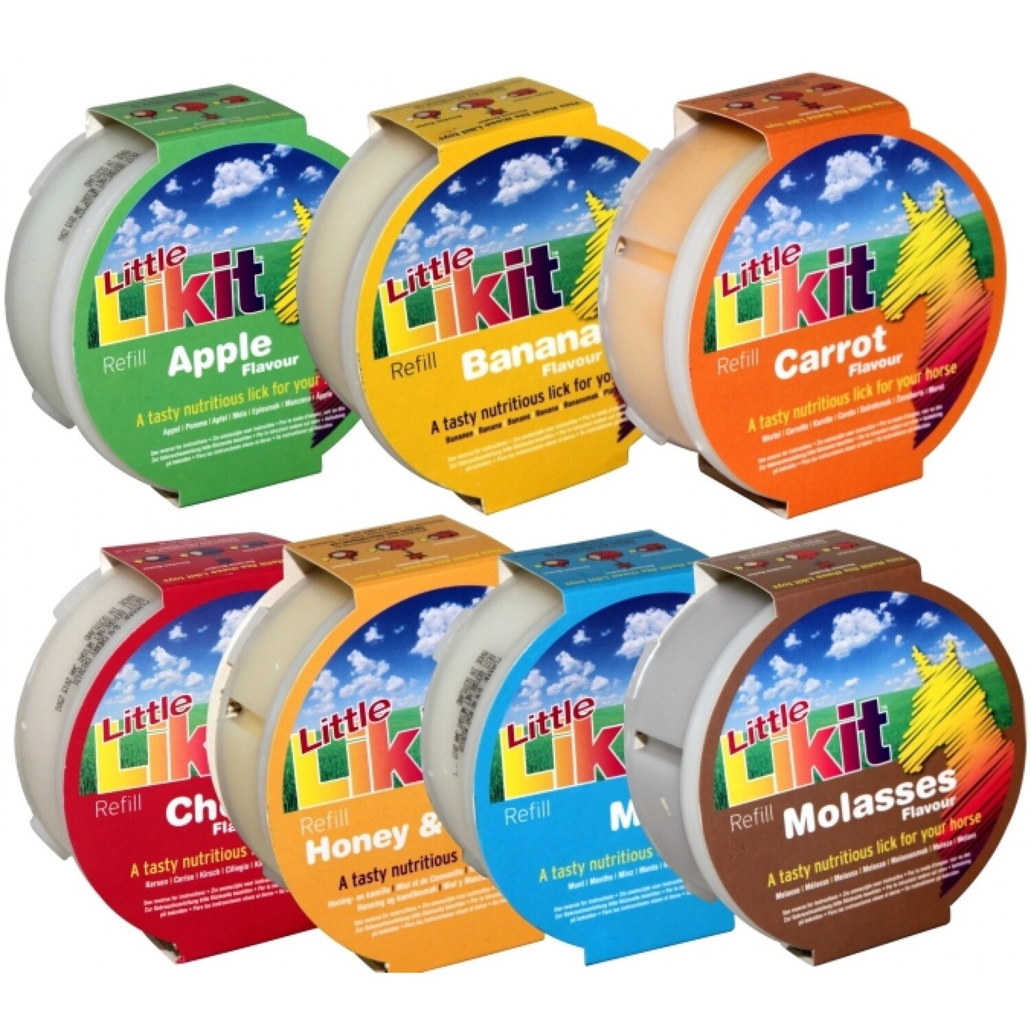 Likit - Léchette pour cheval - Saveurs assorties / 650g