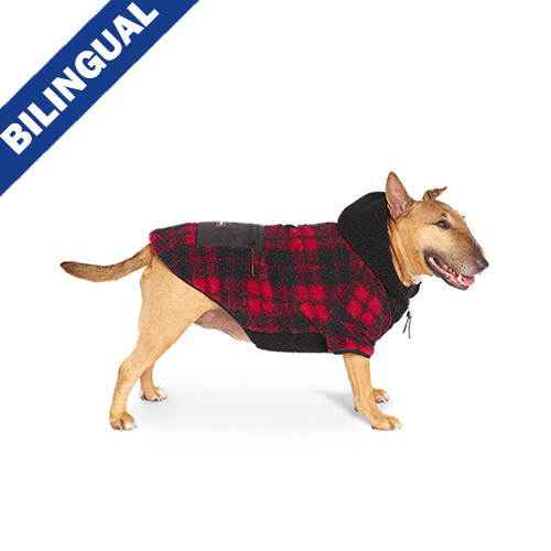 Canada Pooch - Cool Factor / Hoodie Plaid Rouge