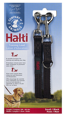 Halti - Laisse d&#39;entraînement, Couleur: Noir, Taille: S